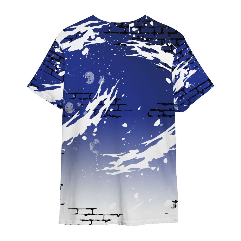 Shirt To Match Air Max Plus Black Racer Blue - Values Of Loyalty Drip All Over Print