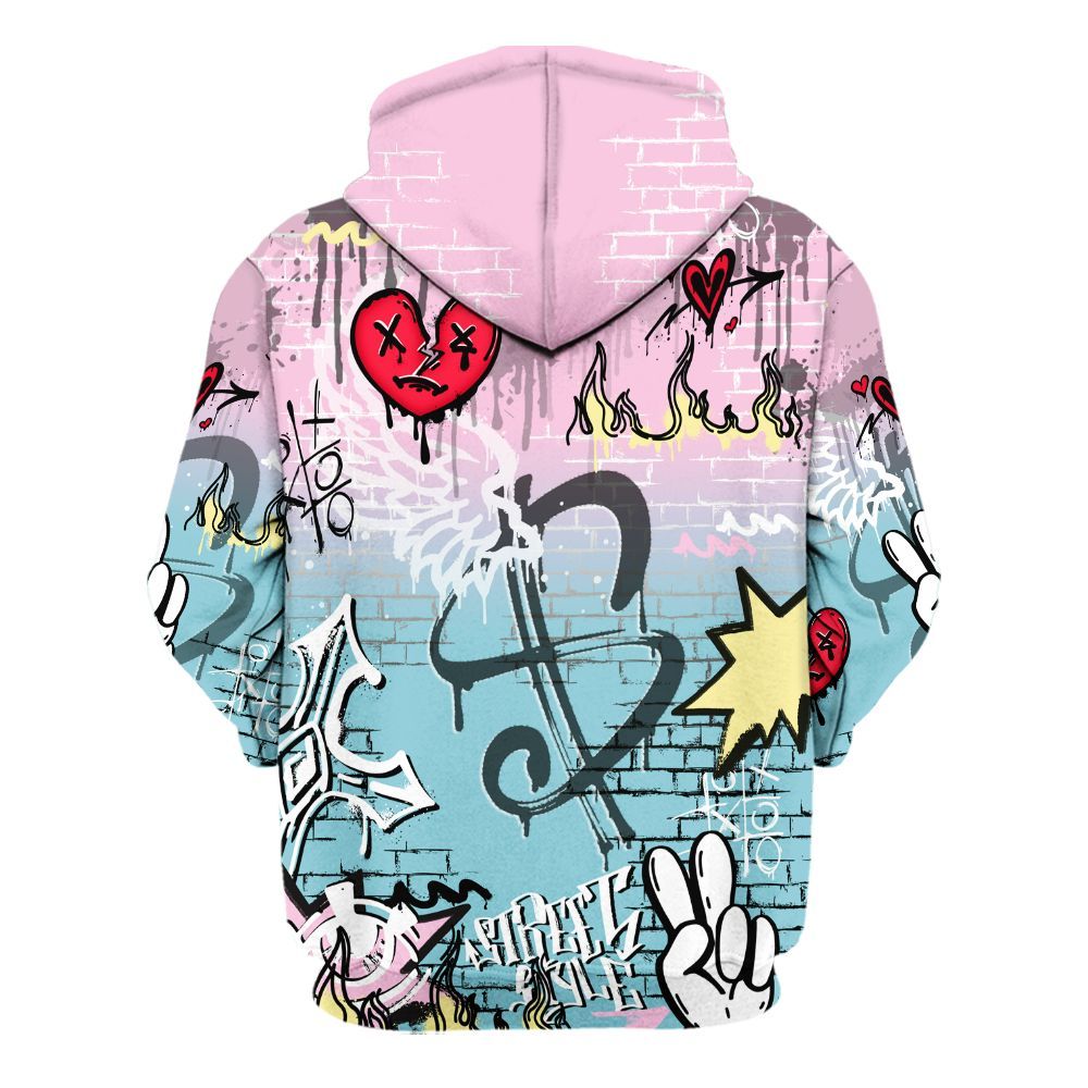 Hoodie To Match SB Dunk Low Visty - Been Dif2erent Drip Graffiti All Over Print