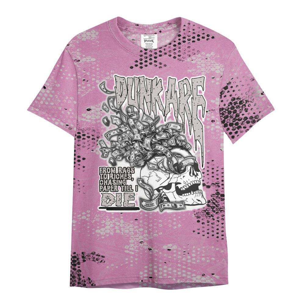 Shirt To Match Neutral Grey Black White Orchid 4s - From Rags To Riches All Over Print