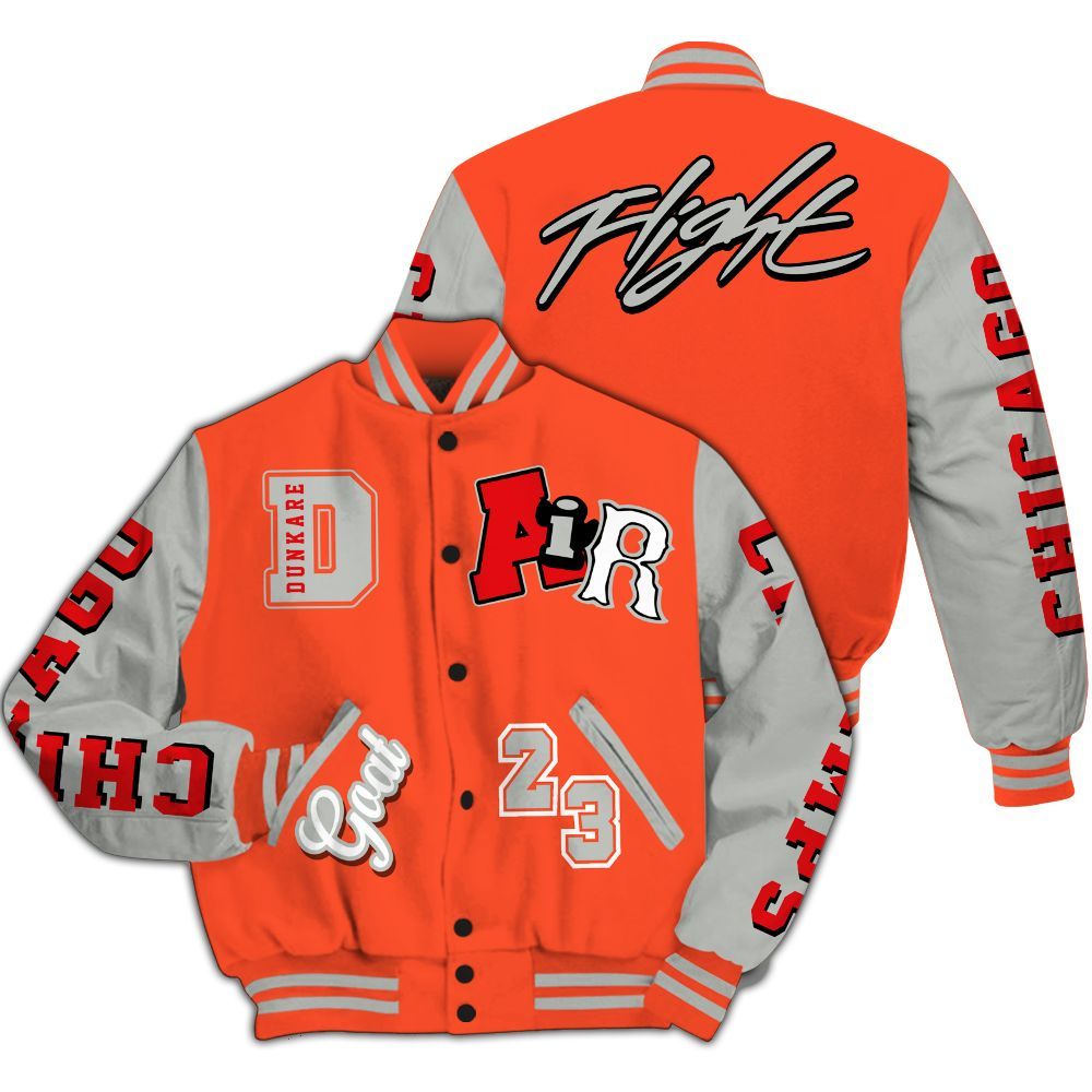 Varsity Jacket To Match Air Max 1 86 Cosmic Clay - AIR Number 23 GOAT All Over Print