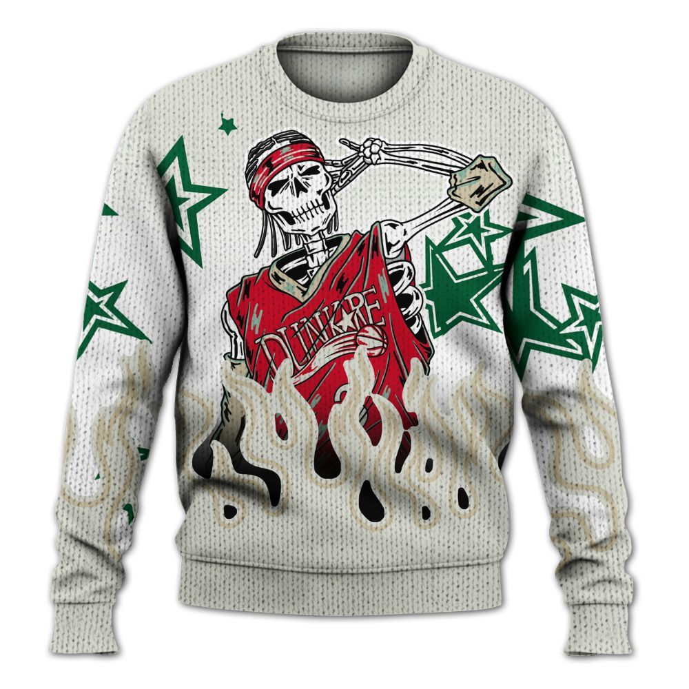 Knitted Sweater To Match El Grito 5s - Allen Answer Unique Fire Custom Name