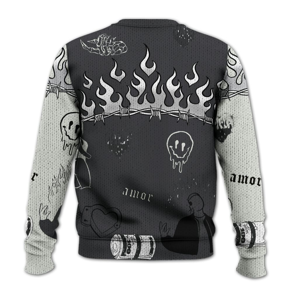 Knitted Sweater To Match Fear 4s - Snake Trust No One