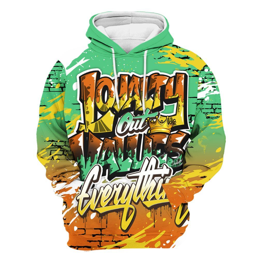 Hoodie To Match SB Dunk Low Tourmaline - Values Of Loyalty Drip All Over Print