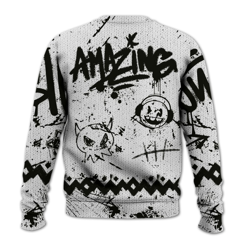 Knitted Sweater To Match Baroque Brown 12s - Friday Sneaker Crayon