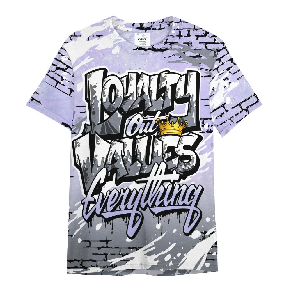 Shirt To Match Zen Master 4s - Values Of Loyalty Drip All Over Print
