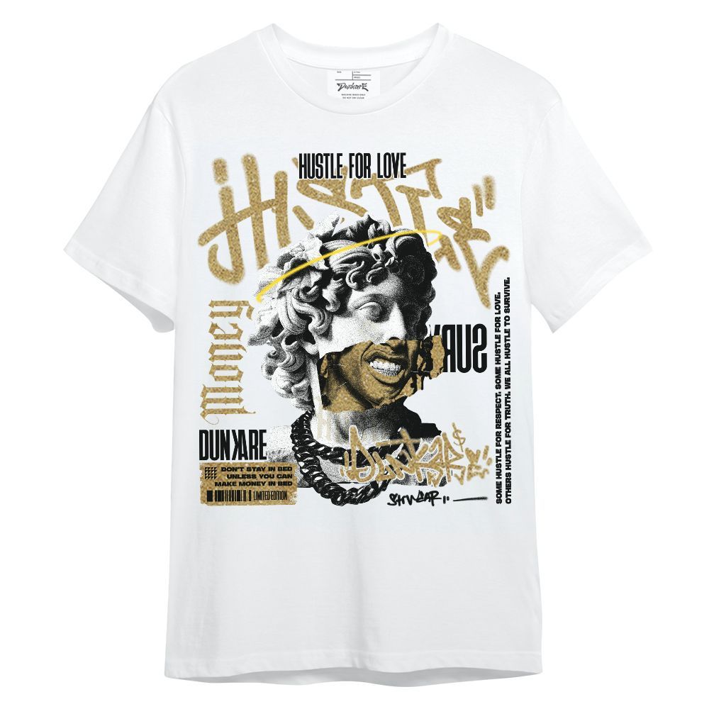 Shirt To Match High OG Black Metallic Gold 1s - Hustles Streetwear Unisex Shirt