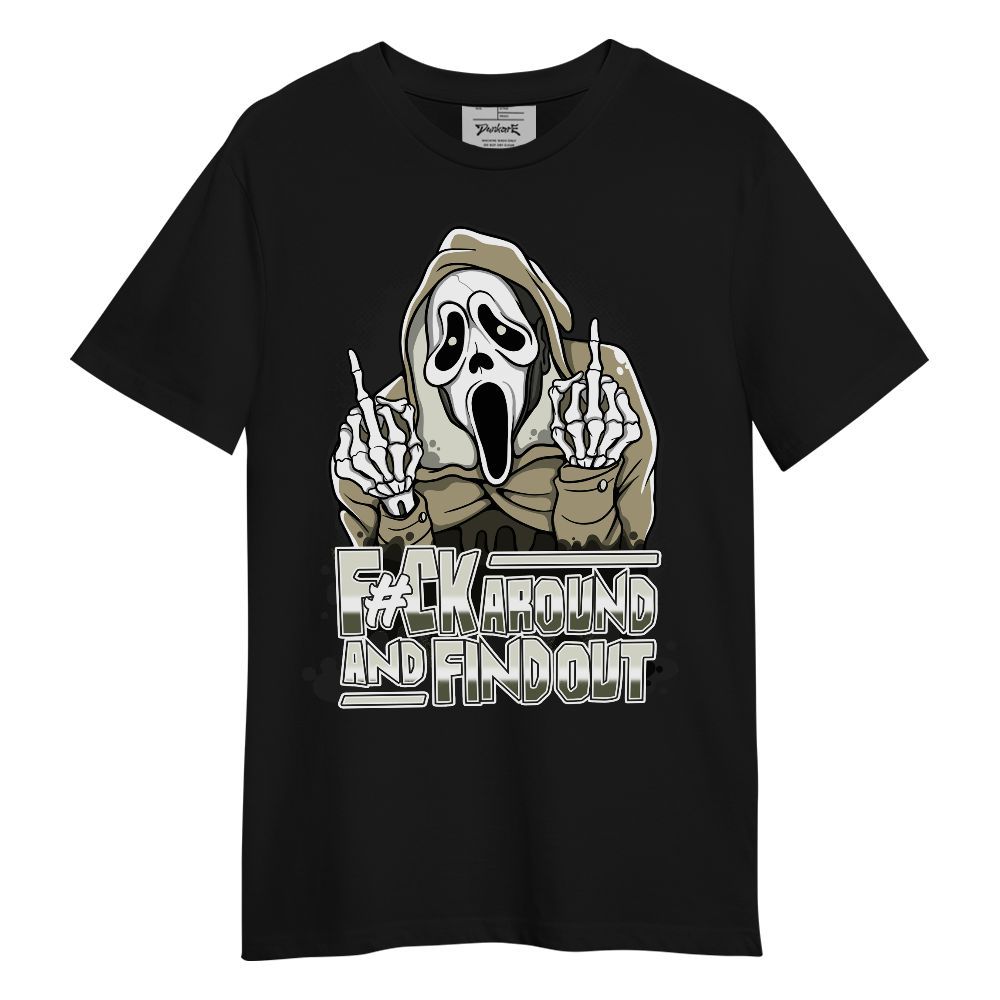 Shirt To Match Low OG Medium Olive 1s - F#CK And Find Out Graphic