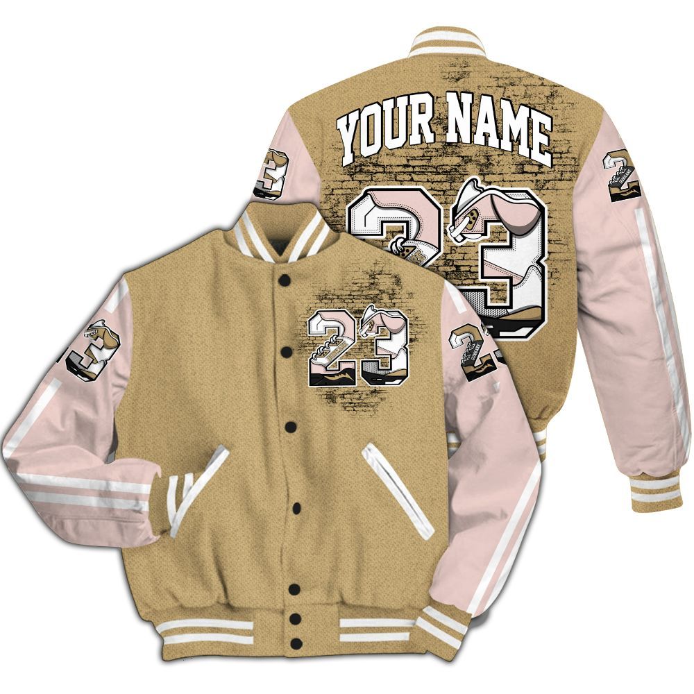 Varsity Jacket To Match Low Linen 2025 1s Shirt, Custom Name 23 5s All Over Print