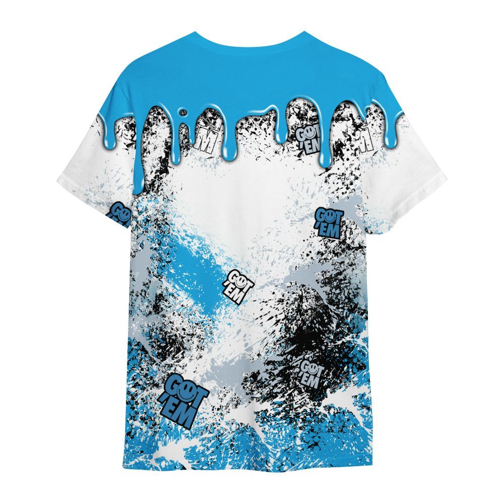 Shirt To Match University Blue Low 2026 11s - Dripping 23 Drip All Over Print