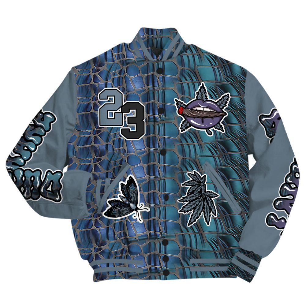 Varsity Jacket To Match Air Foamposite Kazuya Mishima - Bluntz Unique All Over Print