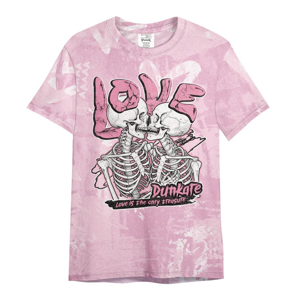 Shirt To Match Orchid 4s - Skull Love All Over Print
