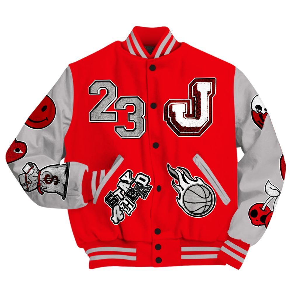 Varsity Jacket To Match Air Max 1 Low Poly - Hustles Money Number 23 All Over Print