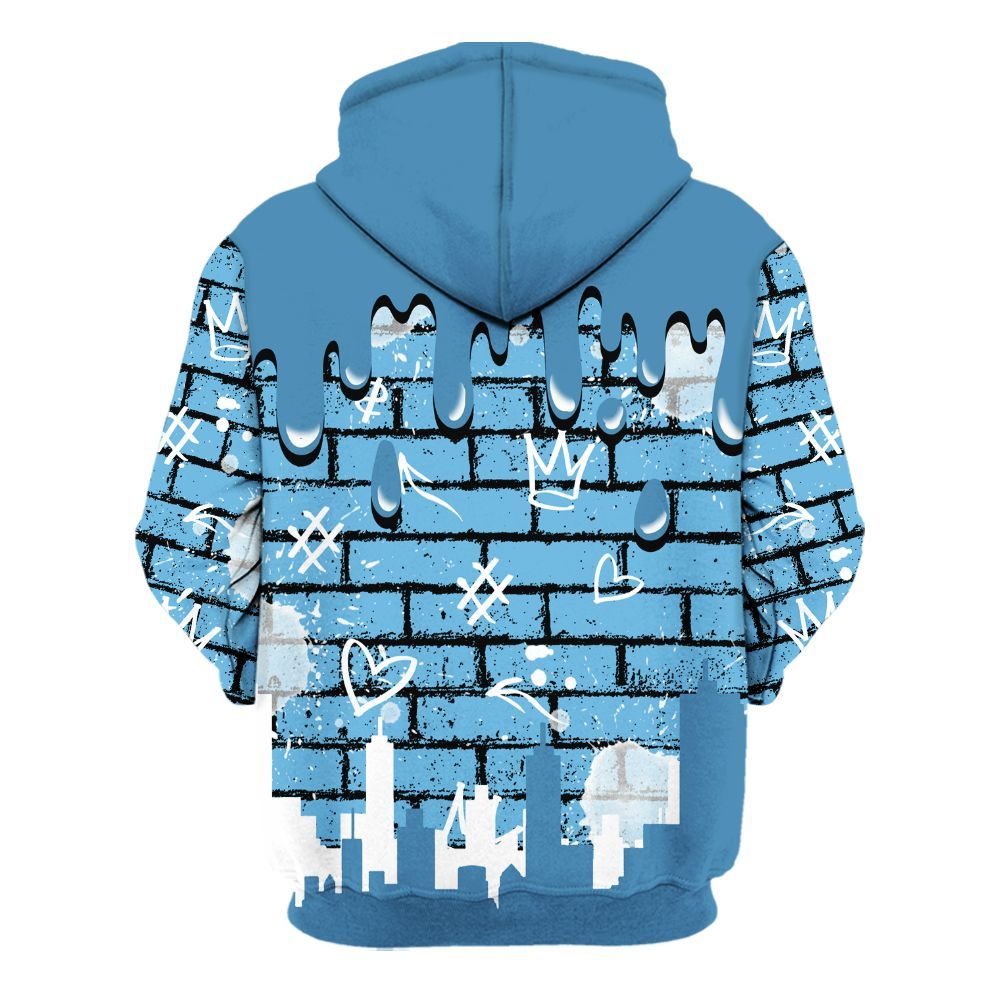 Hoodie To Match Melo 12s - Hustles Grind Pray Drip All Over Print