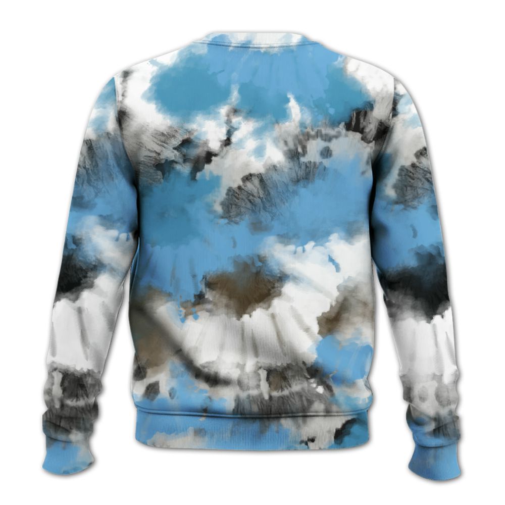 Sweatshirt To Match SB Dunk Low University Blue - Tie Dye FK Around Find Out All Over Print