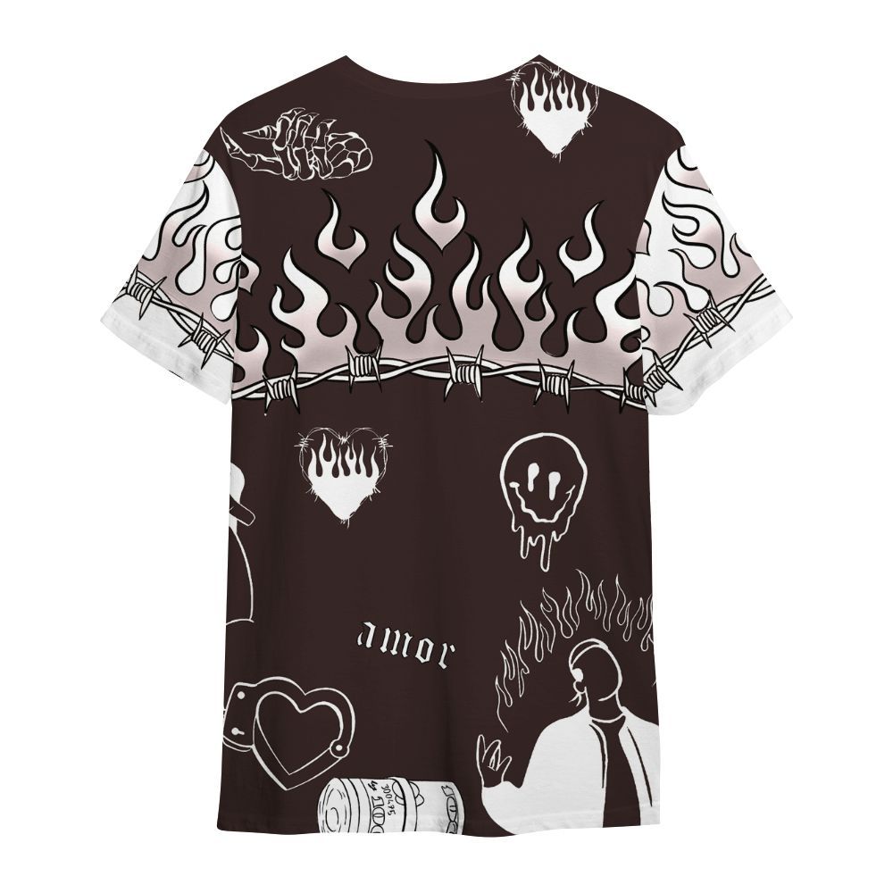 Shirt To Match AMM Violet Ore 5s - Snake Trust No One All Over Print