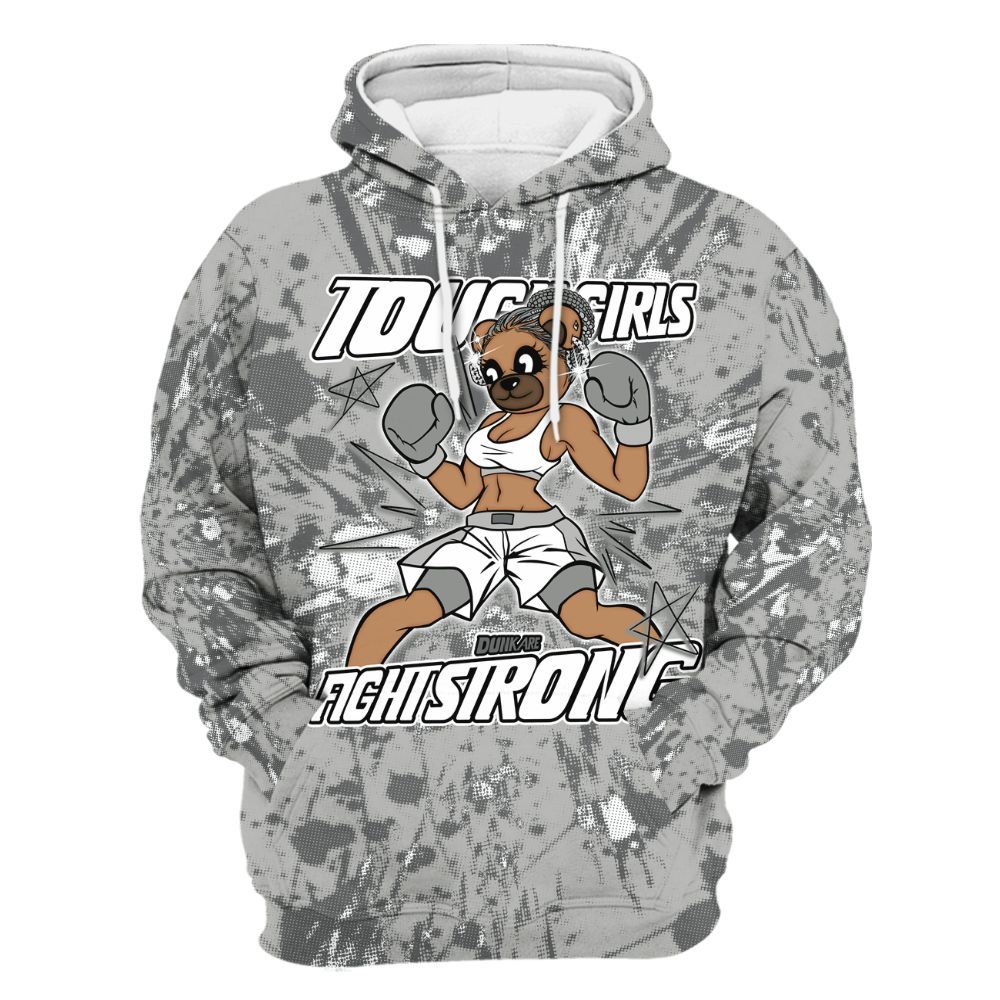 Hoodie To Match Retro Wet Cement 4s - Gritty Girls Bear Luxury All Over Print