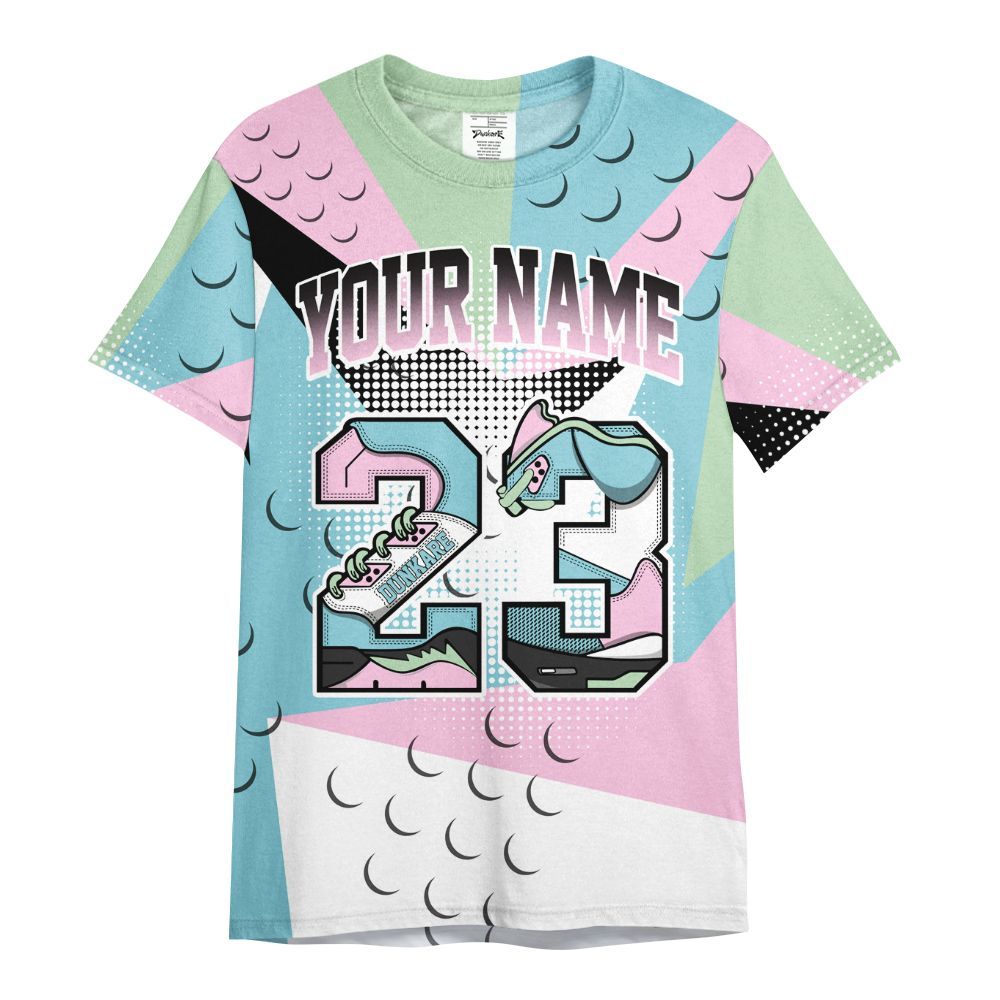 Shirt To Match SB Dunk Low Visty - Poly Custom Name Number 23 5s All Over Print