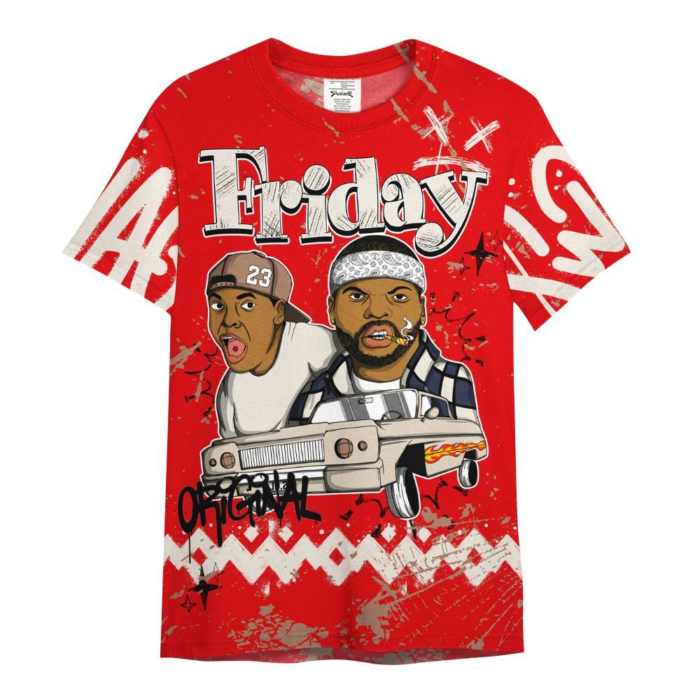 Shirt To Match Low OG Howard University 1s - Friday Sneaker Crayon All Over Print