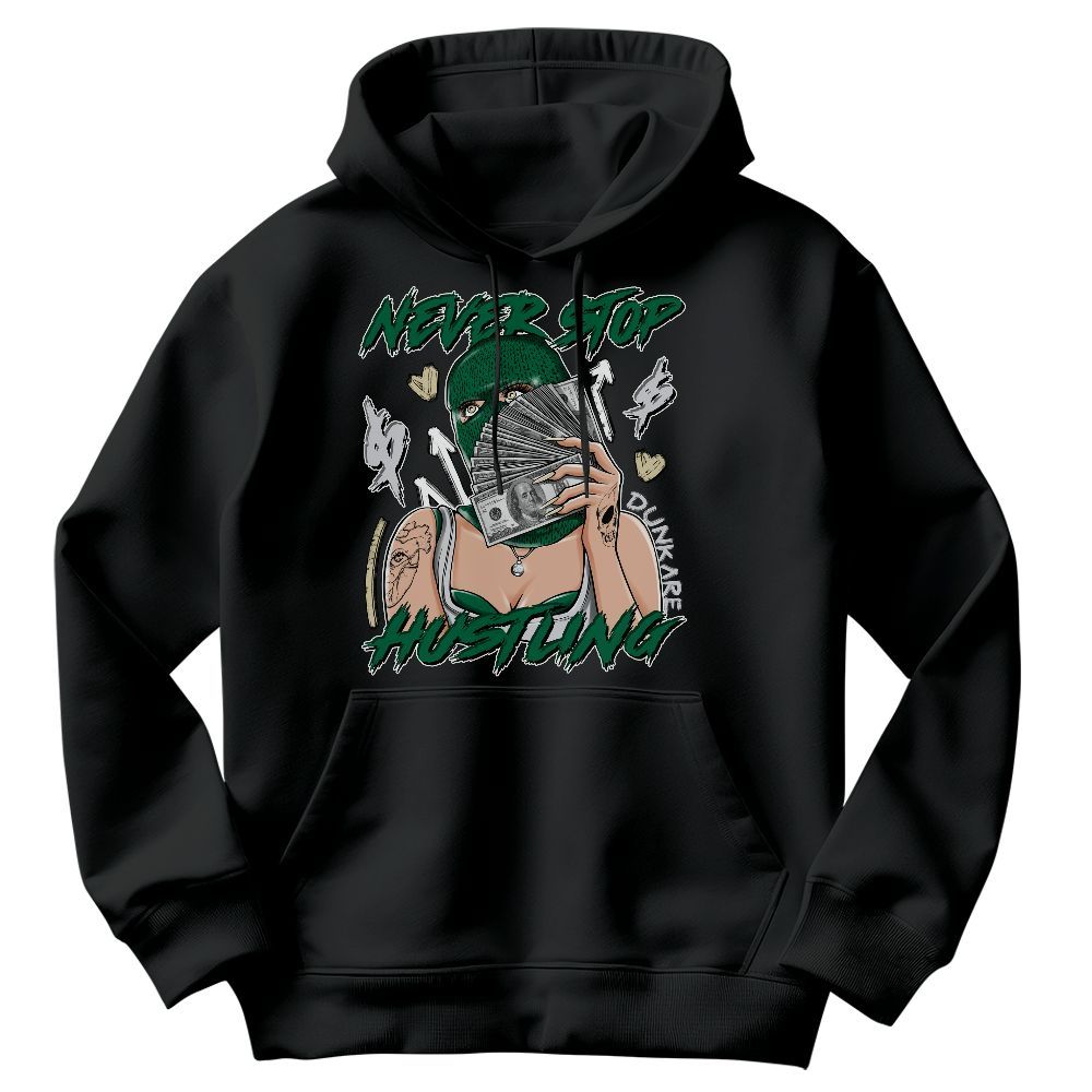 Sweatshirt To Match Pine Green 4s - Hustling Unque Graphic