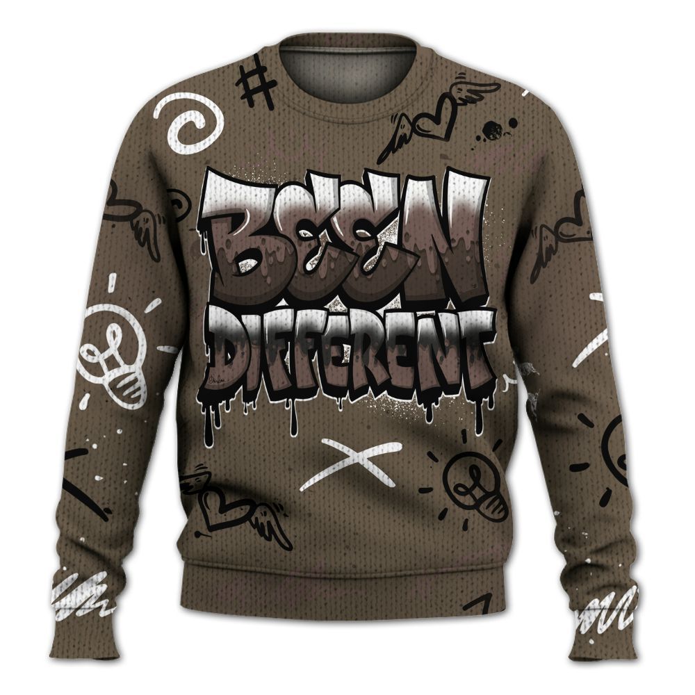 Sweater To Match AMM Dark Mocha 4s - Drip Been Di2ferent Graphic