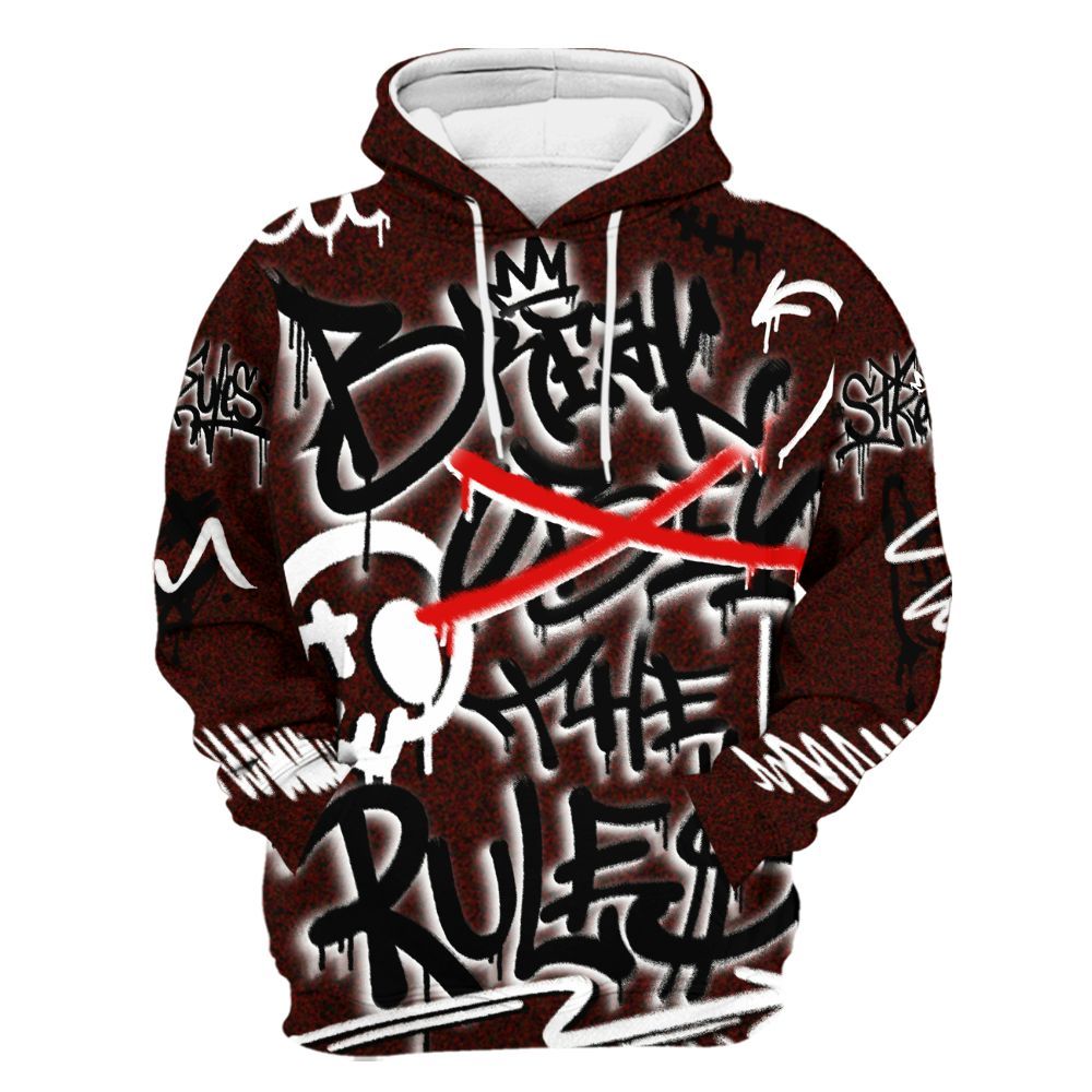 Hoodie To Match Air Force 1 Low Halloween Skull 2024 - Break Rules Streetwear All Over Print