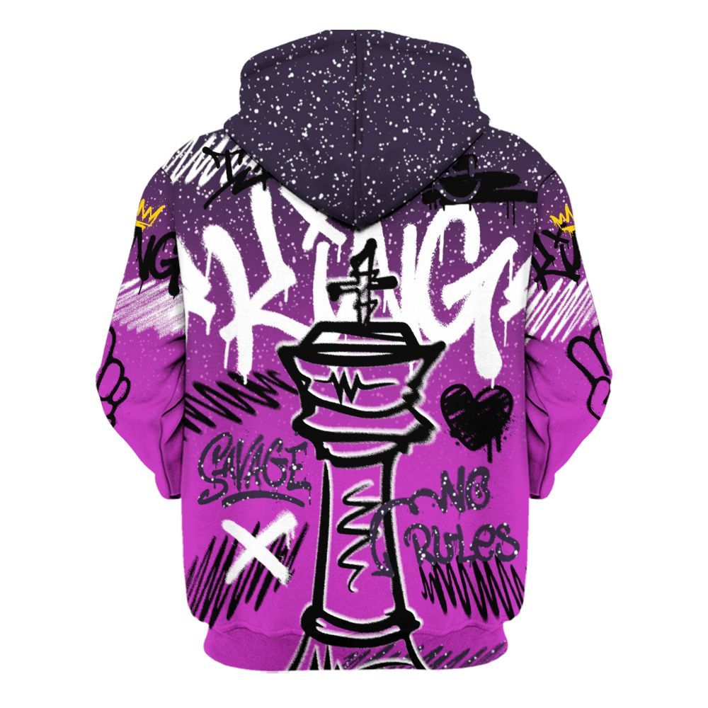 Hoodie To Match Ja 2 Staregazer - Street King Chess Streetwear All Over Print