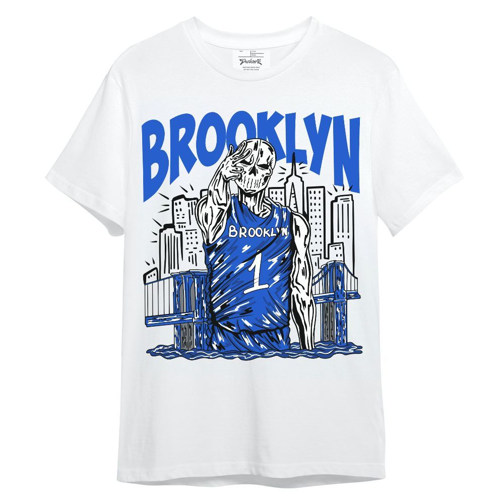 Shirt To Match Air Foamposite One Royal - Brooklyn's Skeleton Unisex Shirt