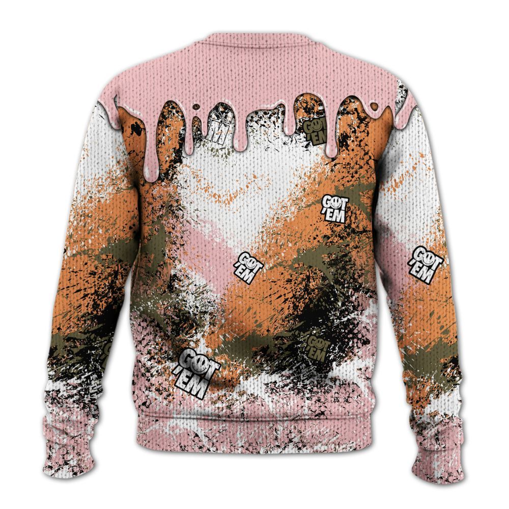 Sweater To Match SB Dunk Low Red Stardust - Dripping 23 Drip Graphic
