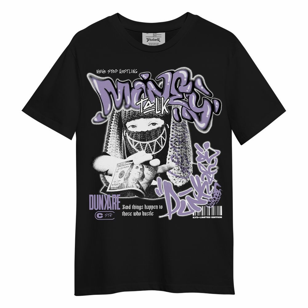 Shirt To Match Low Pure Violet 11s - Money Talk Rap Unisex Shirt