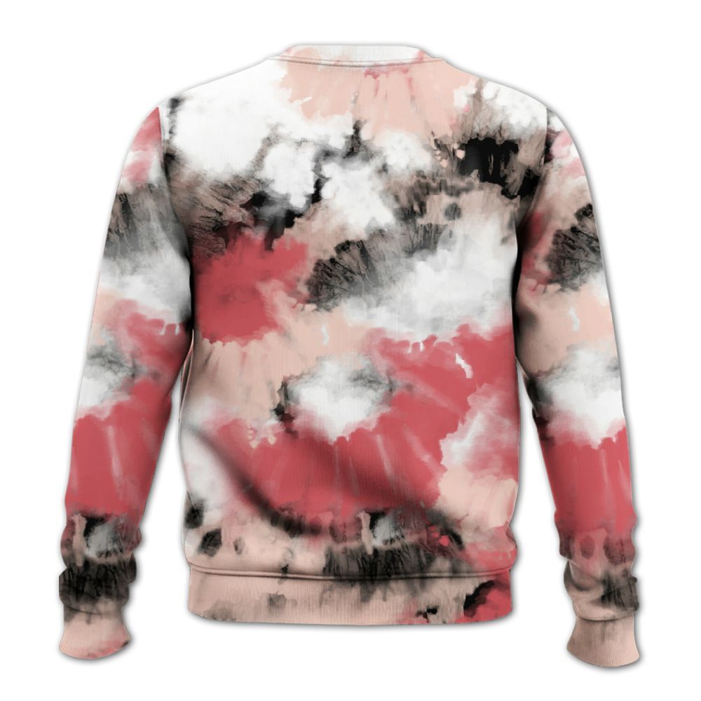 Sweatshirt To Match Washed Coral 2s Shirt, Tie Dye FK Around Find Out All Over Print