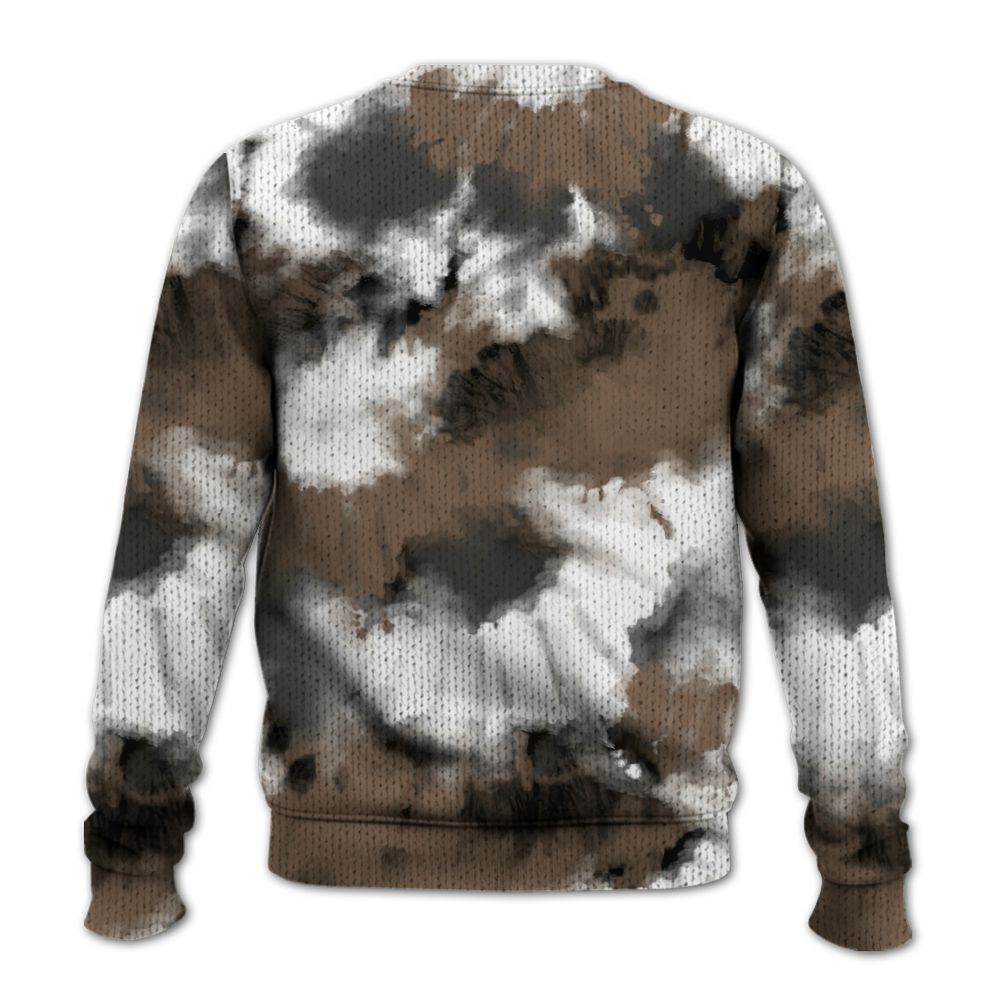 Knitted Sweater To Match Dark Mocha Jack - Tie Dye FK Around Find Out