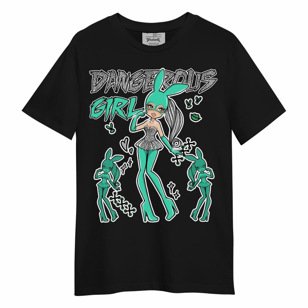 Shirt To Match Black Green Glow 3s - Dangerous.Girl Unisex Shirt