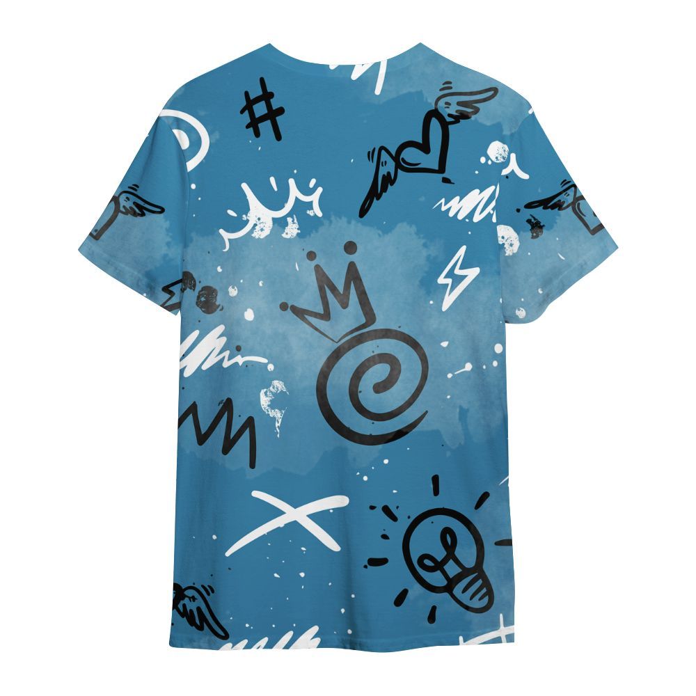 Shirt To Match High OG UNC Reimagined 1s - Drip Been Di2ferent All Over Print