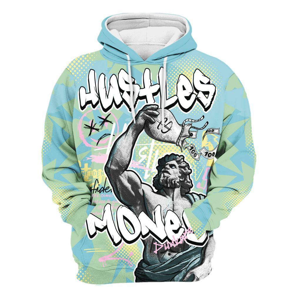 Hoodie To Match SB Dunk Low Visty - Huslte Money Retro All Over Print
