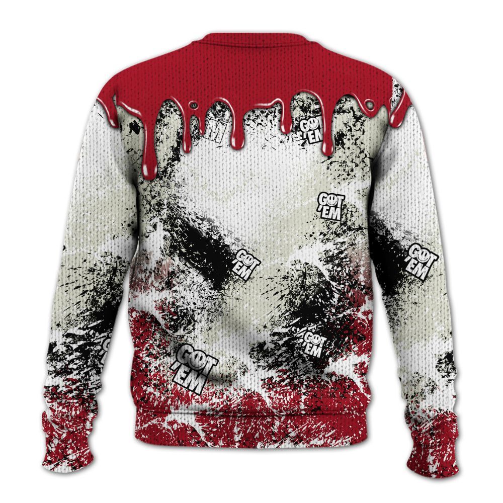 Knitted Sweater To Match 2025 High OG Cinnabar 1s - Dripping 23 Drip