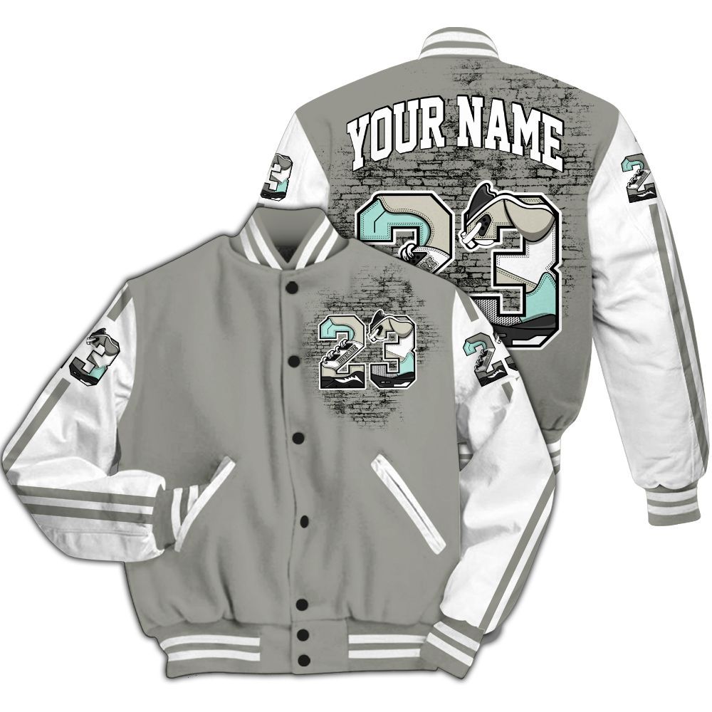 Varsity Jacket To Match Low OG Year Of The Snake 1s - Custom Name Number 23 5s All Over Print