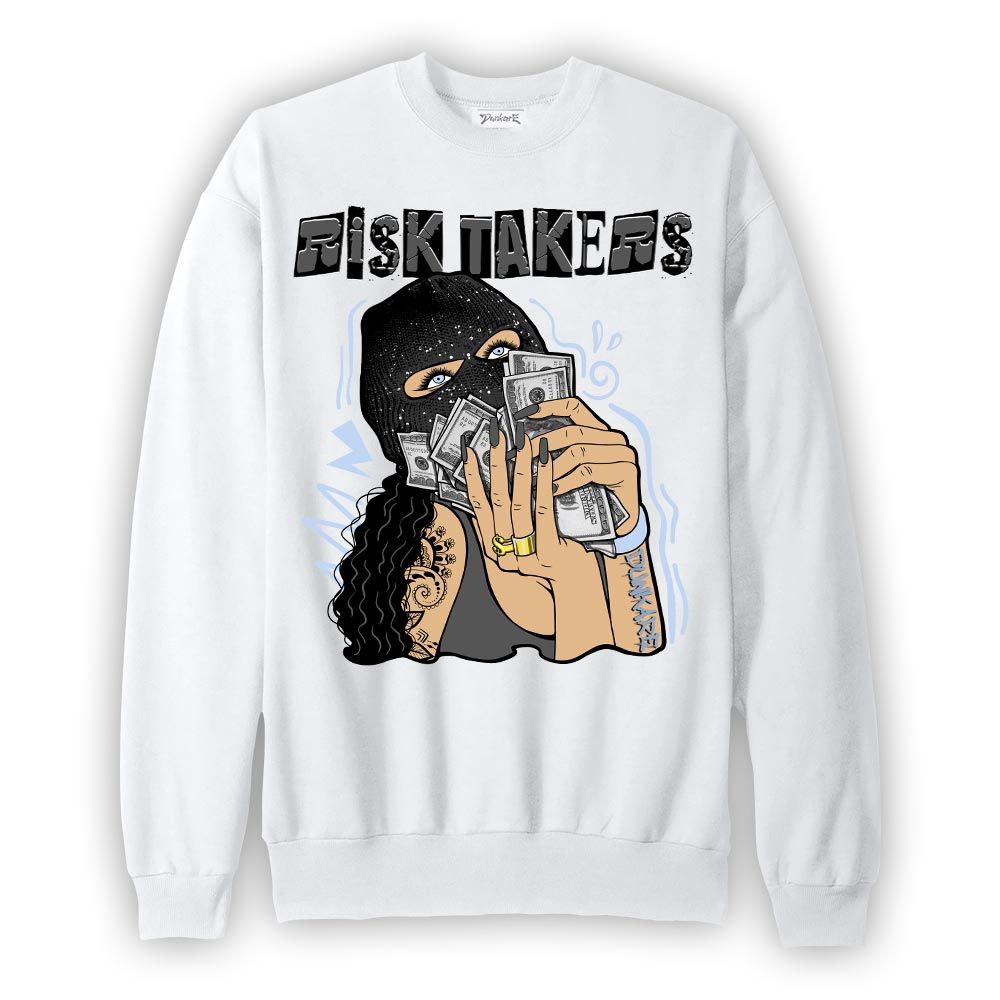 Sweatshirt To match Reverse Black White 6s Sweatshirt - Risk Takers Unique Graphic
