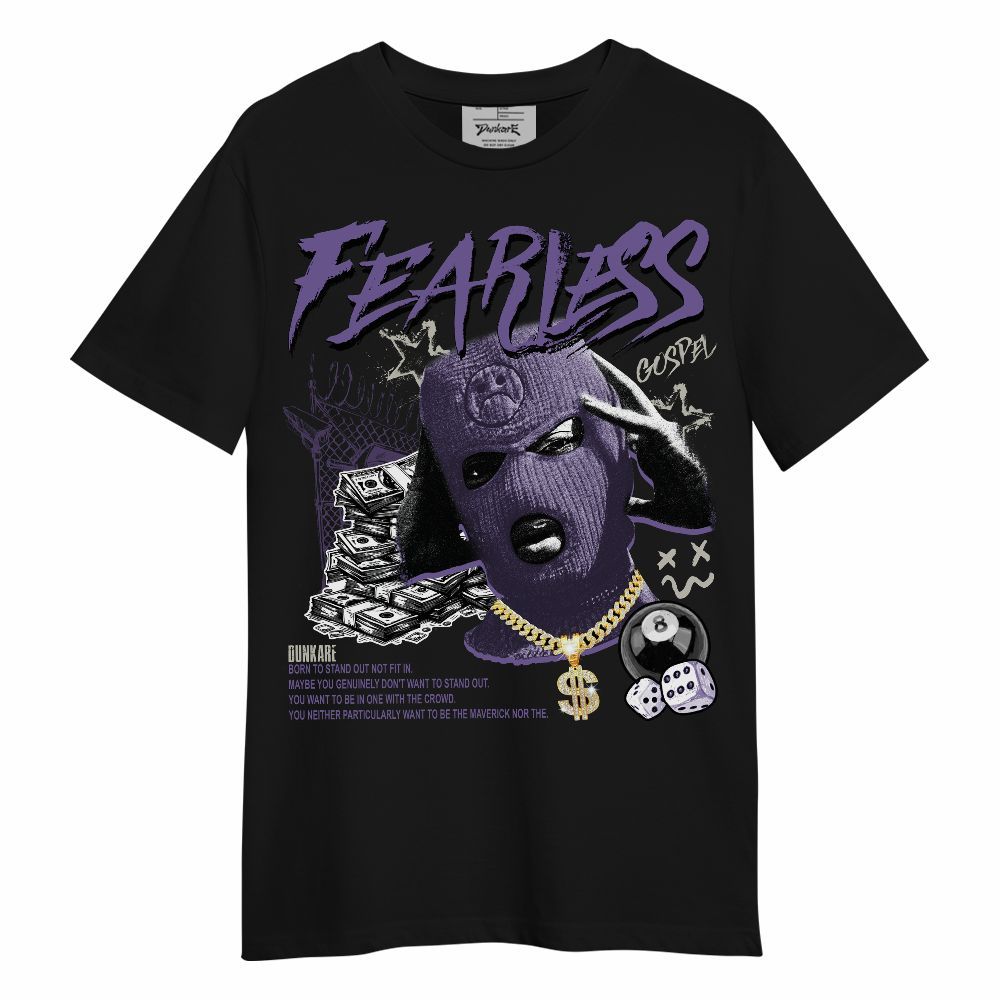 Shirt To Match Dunk Low Black Raspberry - Fearless Gospel Streetwear Money Unisex Shirt