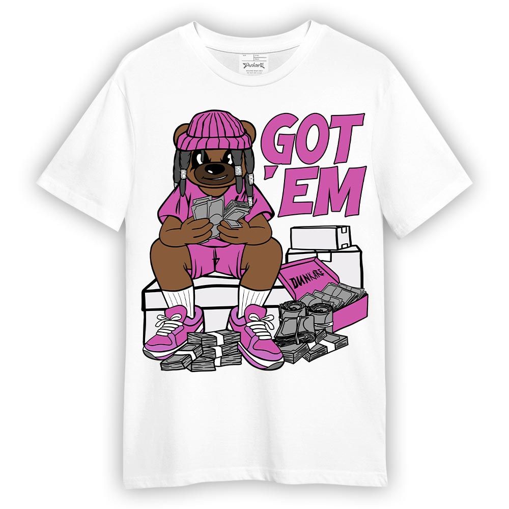 Shirt To Match Hyper Violet 4s - Bagged It Bear Shirt Unisex