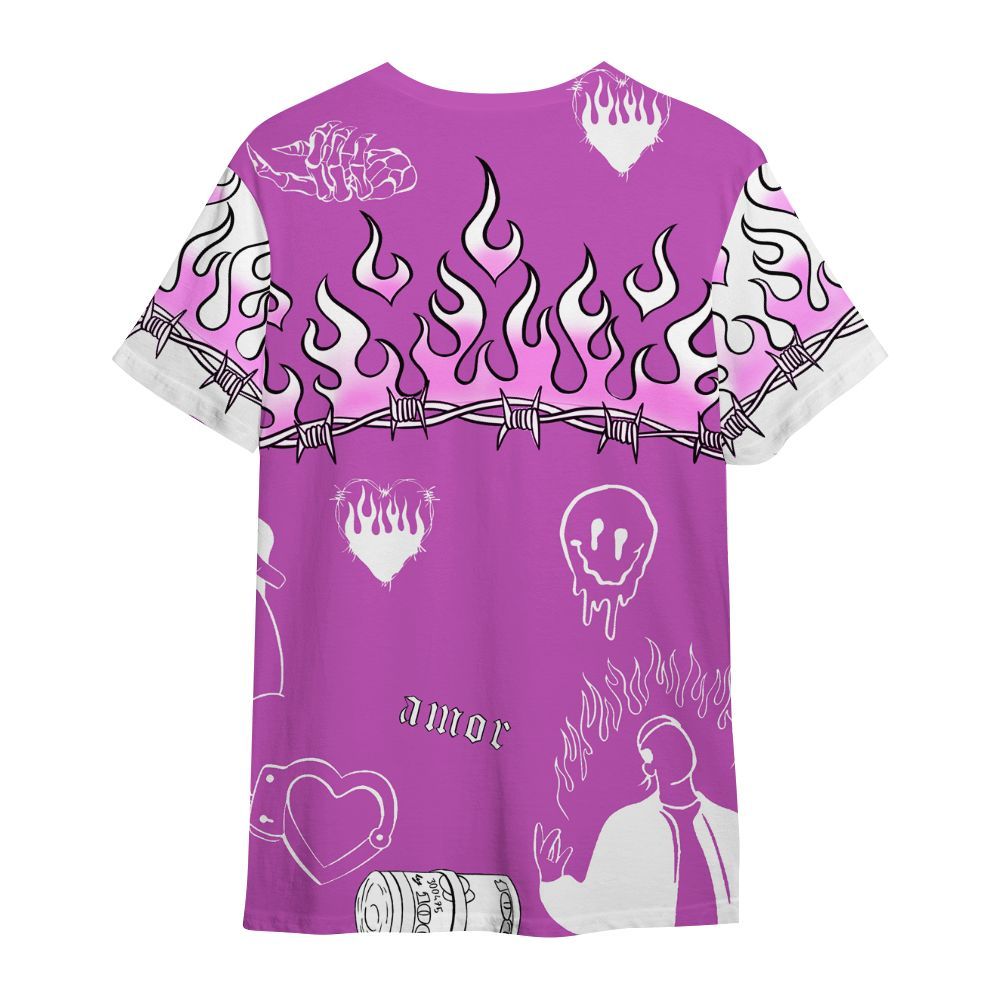 Shirt To Match Hyper Violet 4s - Snake Trust No One All Over Print