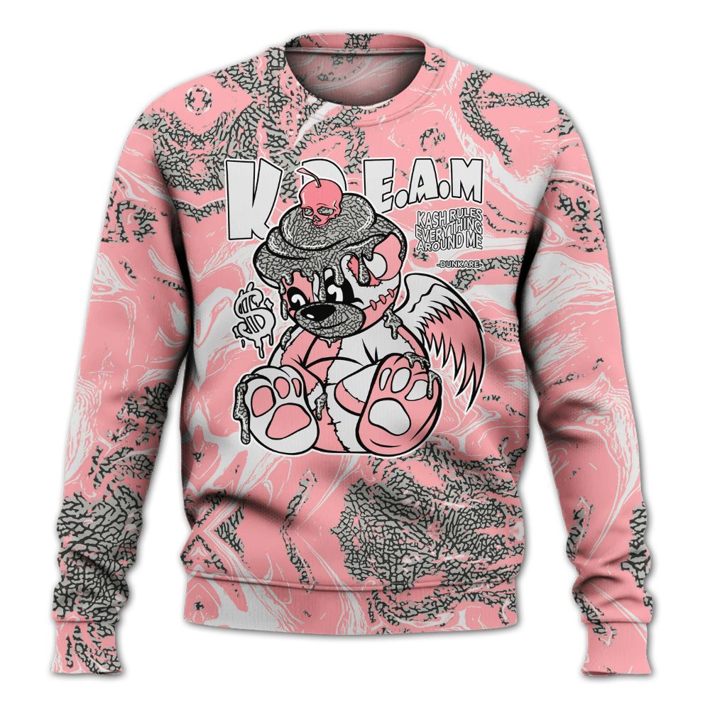 Sweatshirt To Match Retro Wings 3s - Loot Bear Liquid All Over Print