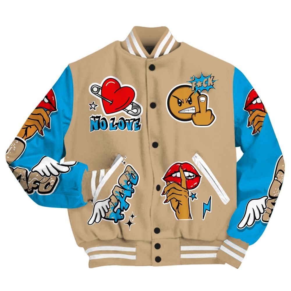 Varsity Jacket To Match H-Town 11s - FK Around Find Out All Over Print