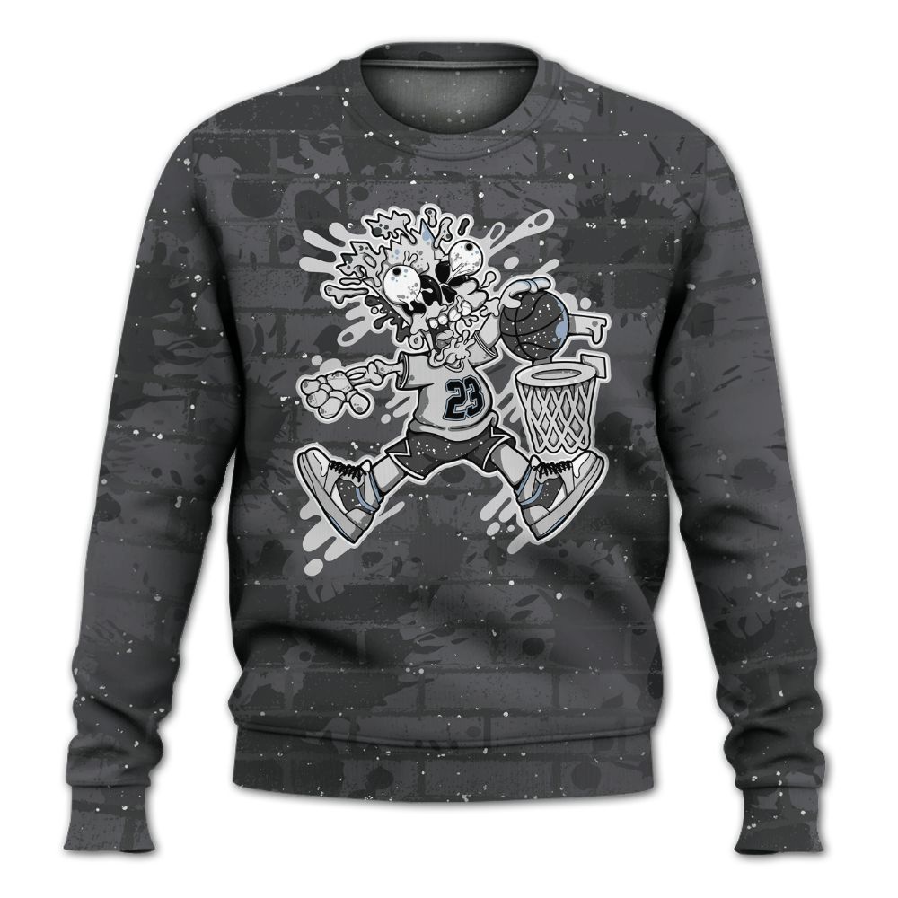 Sweatshirt To Match Reverse Oreo 6s - 85's Dunks Graphic Halloween All Over Print