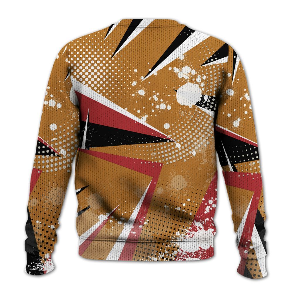 Knitted Sweater To Match Air Max Plus Sunset Swarovski - Poly Trust No One Dripping