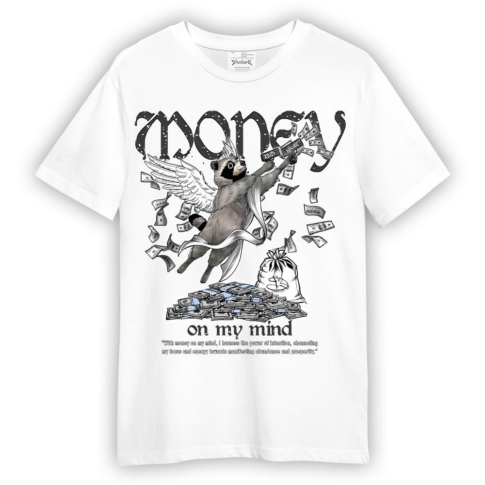 Shirt To Match Reverse Black White 6s - MOMM Raccoon 2 Shirt Unisex