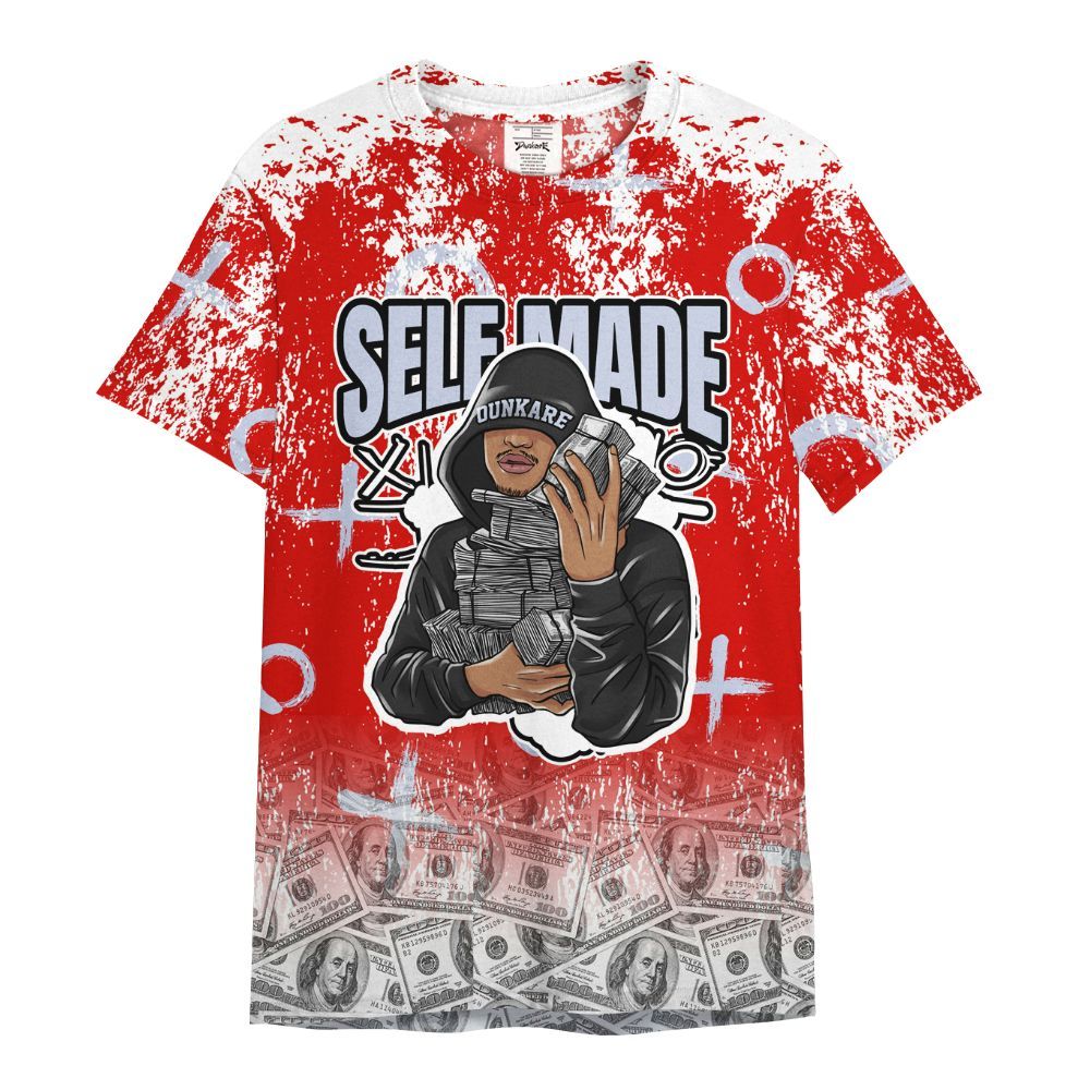 Shirt To Match Fire Red 6s - Selfmade Unique Drip All Over Print