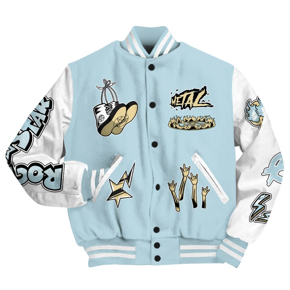 Varsity Jacket To Match Low Year Of The Snake 11s - Punk Rock Raccoon All Over Print