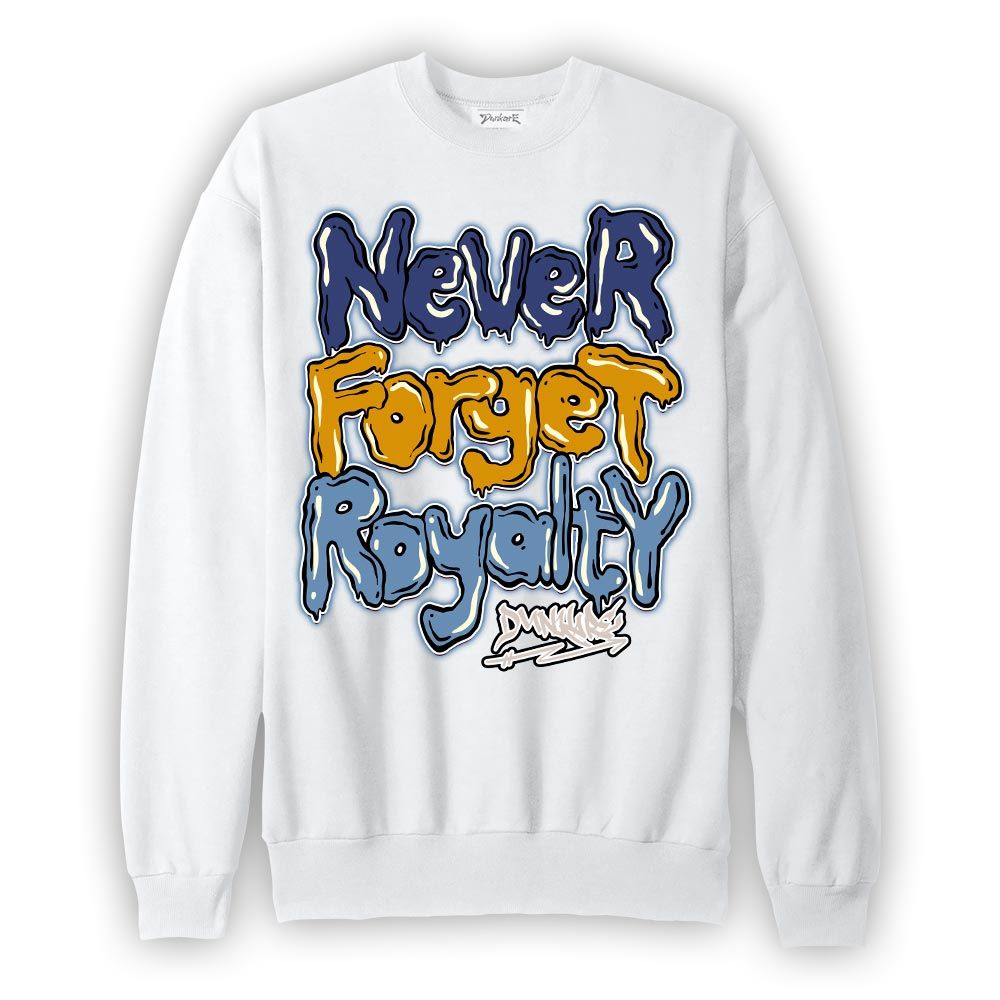 Sweatshirt To match High OG First In Flight 1s Sweatshirt - Never Forget Royalty Graffiti Graphic