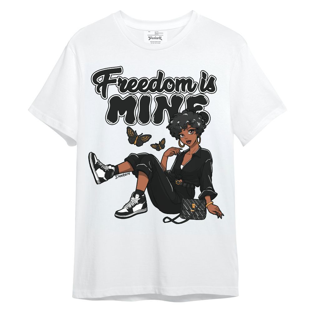 Shirt To Match White Thunder 4s - Freedom Is Mine Unisex Shirt