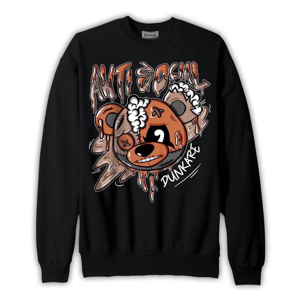 Sweatshirt To match OG Latte 1s Sweatshirt - Hate Social Bear Graphic